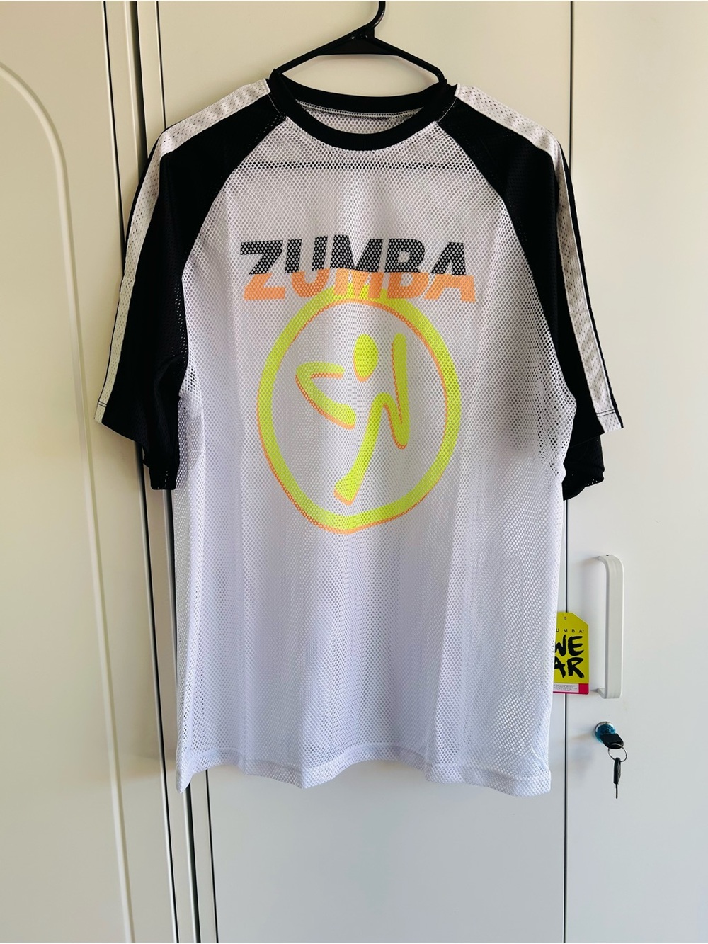 Zumba Electric feel oversized mesh top